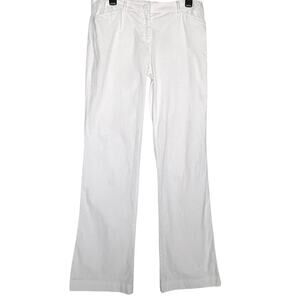 THEORY Made in the USA Women’s Cream Bootcut Corduroy Pants size 10